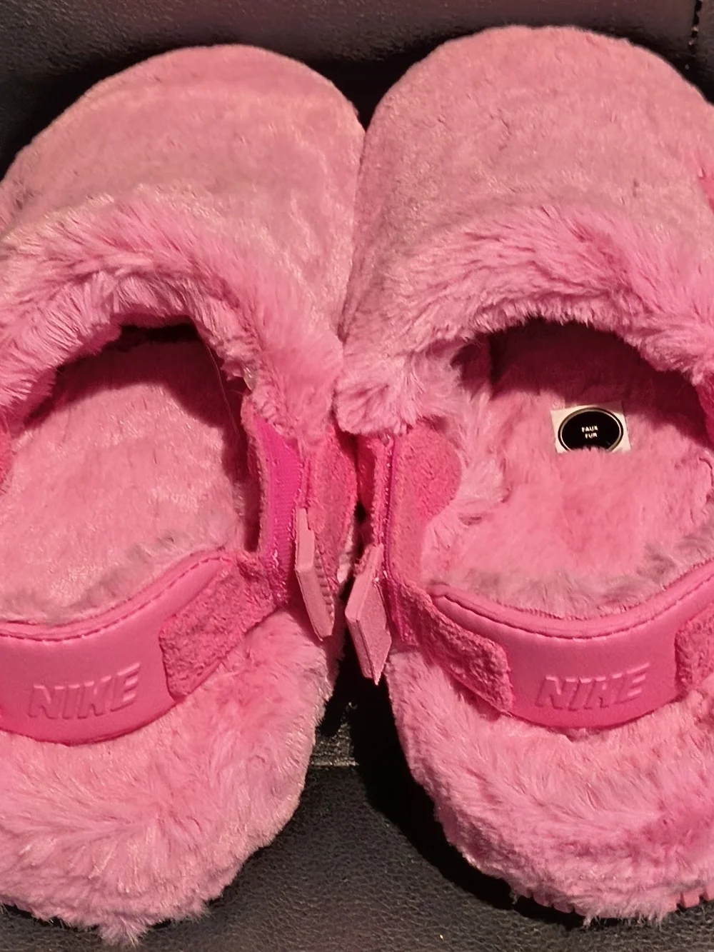 Plush Pink Women's Fuzzy Slip-On Slippers